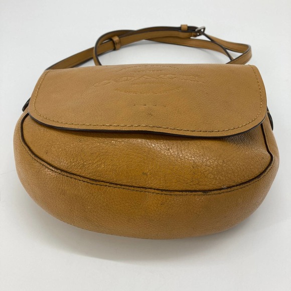 Coach F59723 Camel, pebbled leather crossbody bag - Picture 2 of 11